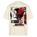 Dracorius, Liebe, 1st | Blaster, Oversize Bio T-Shirt, Unisex - Weißgrau