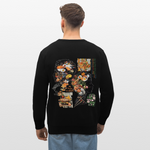 Atalantan, Essen, 1st | Roller, Unisex Bio-Sweatshirt - Schwarz