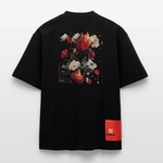 Manannan, Rose, 1st | Heve, Heavyweight Oversized Bio T-Shirt, Unisex - SOLID BLACK