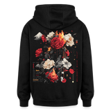 Manannan, Rose, 1st | Freshhood, Oversized Unisex Hoodie - Schwarz