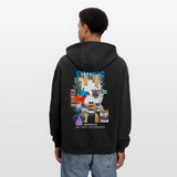 Nerthus, Gesicht, 1st | Freshhood, Oversized Unisex Hoodie - Anthrazit