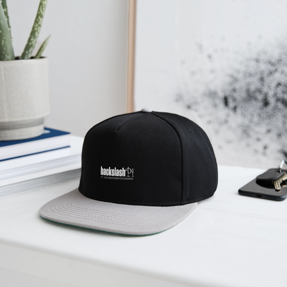 Snapback Cap - Schwarz/Grau