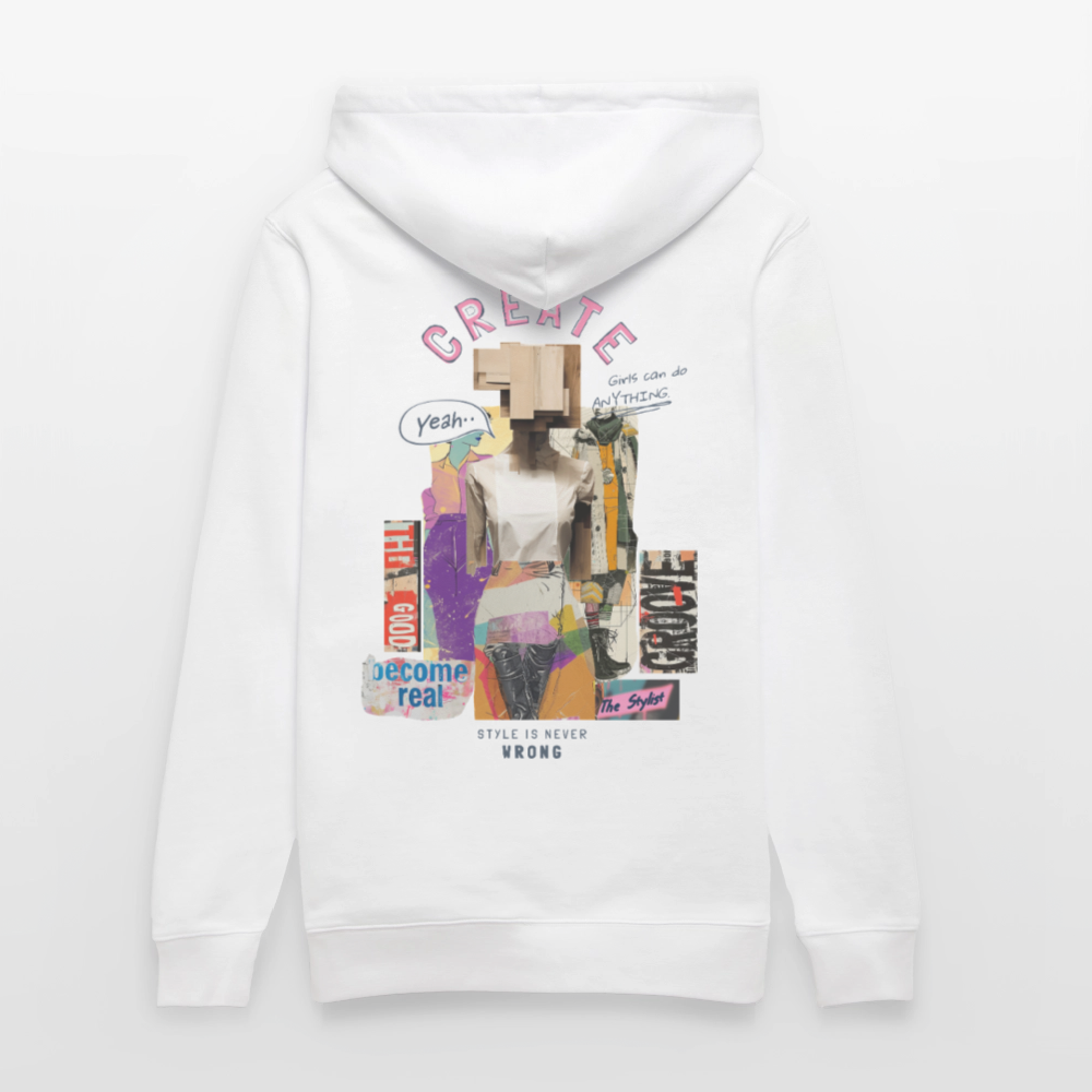 Andromion, Statue, 1st | Cruiser, Unisex Bio-Hoodie - Weiß
