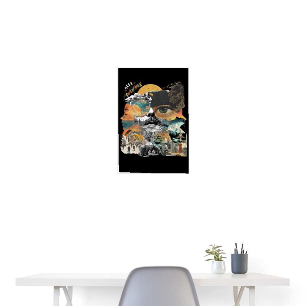 Helian, Frau, 1st | Poster 40x60 cm - Weiß