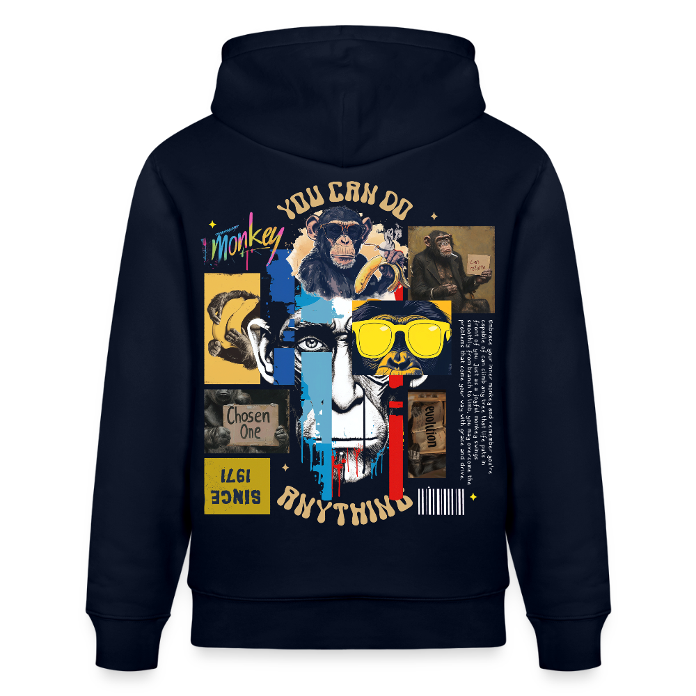 Xurjin, Affe, 1st | Cruiser, Unisex Bio-Hoodie - Navy