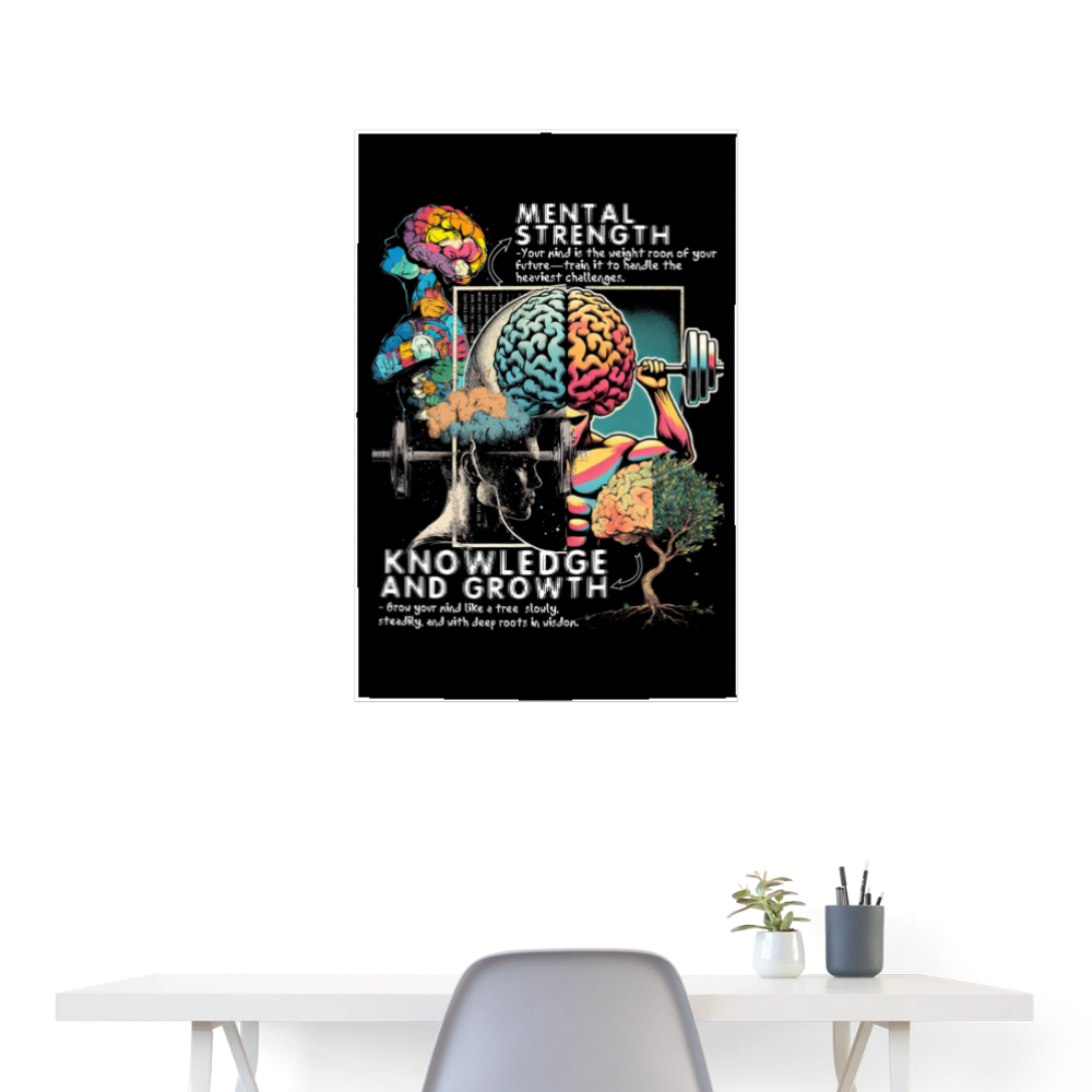 Selenian, Fitness, 1st | Poster 60x90 cm - Weiß