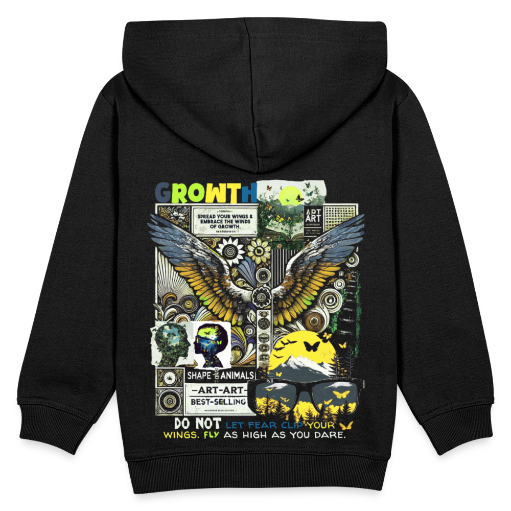 Lugh , Engel, 1st | Kinder Hoodie - Schwarz