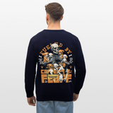 Nyxian, Skelet & Welpen, 1st | Roller, Unisex Bio-Sweatshirt - Navy