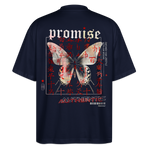 Xurmus, Schmetterling, 1st | Blaster, Oversize Bio T-Shirt, Unisex - Navy