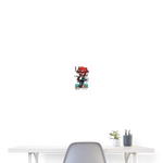 Titanis, Totenkopf, 1st | Poster 20x30 cm - Weiß