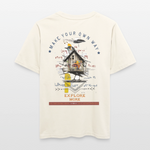 Durnamar, Vogel, 1st | Essential, Relaxed Fit Unisex Bio T-Shirt - Naturweiß 
