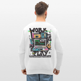 Aetherion, Laptop, 1st | Roller, Unisex Bio-Sweatshirt - Weiß