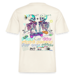 Malakar, Gaming, 1st | Essential, Relaxed Fit Unisex Bio T-Shirt - Naturweiß 