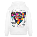 Baldurion, Herzen, 1st | Cruiser, Unisex Bio-Hoodie - Weiß