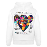 Baldurion, Herzen, 1st | Cruiser, Unisex Bio-Hoodie - Weiß