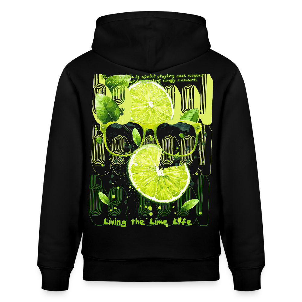 Kali, Limette, 1st | Cruiser, Unisex Bio-Hoodie - Schwarz