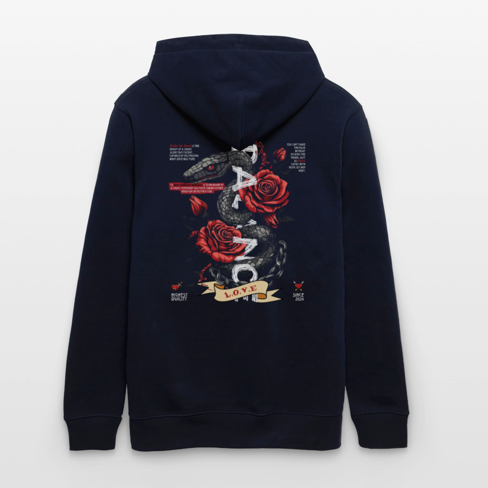 Hephani, Schlange, 1st | Cruiser, Unisex Bio-Hoodie - Navy
