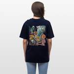 Tangaroa , Skelet, 1st | Essential, Relaxed Fit Unisex Bio T-Shirt - Navy