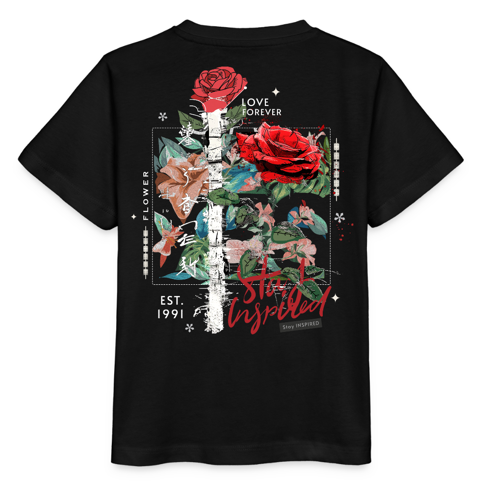 Loreley, Rose, 1st | Kinder Bio T-Shirt - Schwarz