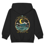 Izanami, Berge, 1st | Kinder Zip Hoodie - Schwarz