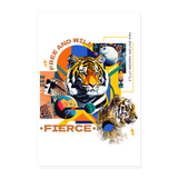 Kepleris, Tiger, 1st | Poster 60x90 cm - Weiß