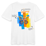 Nebularis, Schmetterling, 1st | Teenager Bio T-Shirt - Weiß