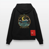 Izanami, Berge, 1st | Heavyweight Oversized Bio Hoodie, Unisex - SOLID BLACK