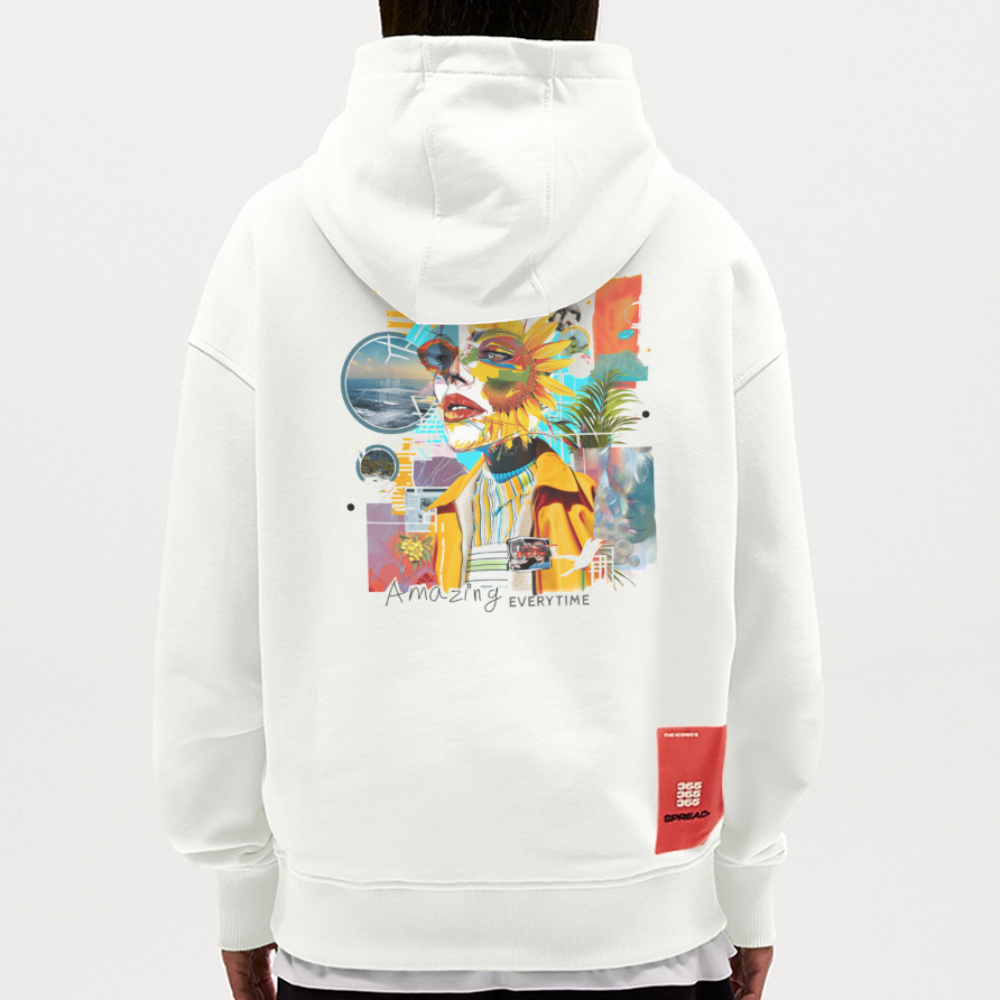 Rivandor, Fantasie, 1st | Heavyweight Oversized Bio Hoodie, Unisex - OFF WHITE