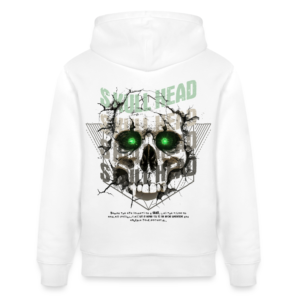 Gliesaron, Totenkopf, 1st | Cruiser, Unisex Bio-Hoodie - Weiß