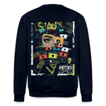 Shahzada, Kassetten, 1st | Roller, Unisex Bio-Sweatshirt - Navy
