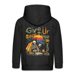 Mihriban, Skelet, 1st | Kinder Zip Hoodie - Schwarz