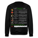Astraeian, Symbole, 1st | Roller, Unisex Bio-Sweatshirt - Schwarz