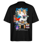 Nerthus, Gesicht, 1st | Blaster, Oversize Bio T-Shirt, Unisex - Schwarz