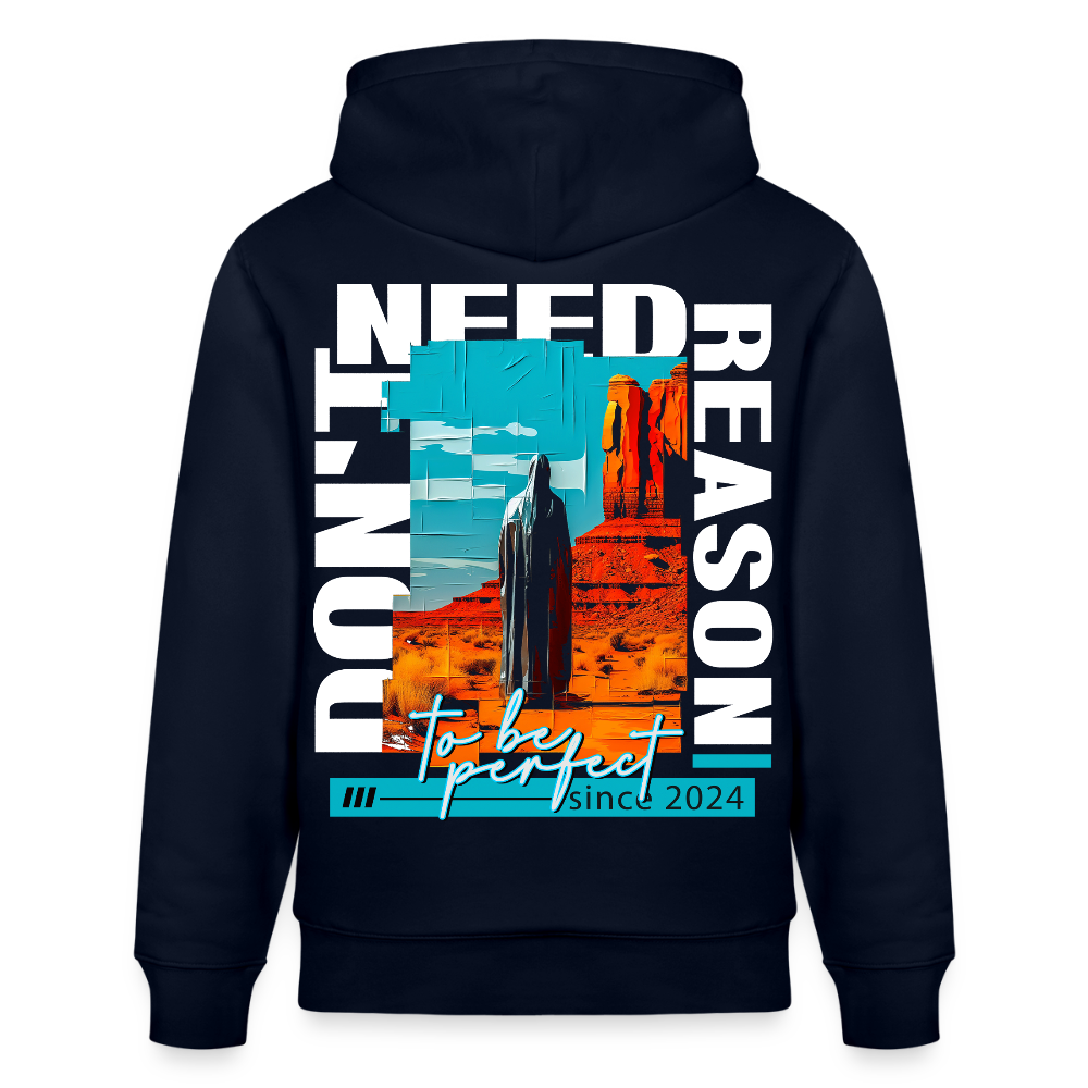Fuxi, Wüste, 1st | Cruiser, Unisex Bio-Hoodie - Navy