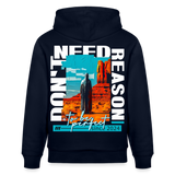 Fuxi, Wüste, 1st | Cruiser, Unisex Bio-Hoodie - Navy
