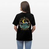 Izanami, Berge, 1st | Essential, Relaxed Fit Unisex Bio T-Shirt - Schwarz