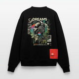 Harmonian, Fantasie, 1st | Heavyweight Oversized Bio Sweater, Unisex - SOLID BLACK