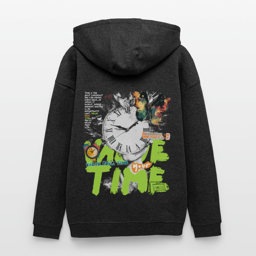 Ifrit, Uhr, 1st | Freshhood, Oversized Unisex Hoodie - Anthrazit