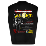 Diony, Wolf, 1st | Heavyweight Oversized Bio Tank Top, Unisex - SOLID BLACK