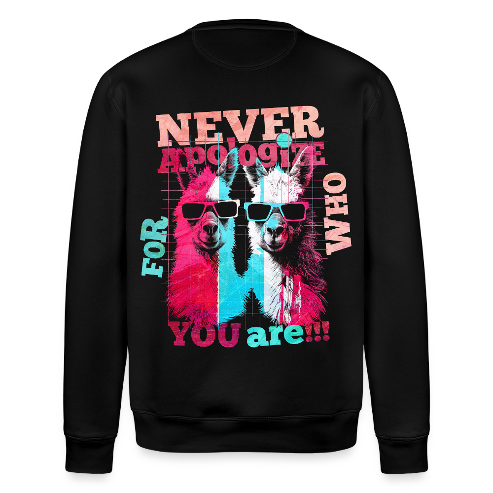 Tenjin, Alpaka, 1st | Roller, Unisex Bio-Sweatshirt - Schwarz