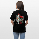 Loreley, Rose, 1st | Essential, Relaxed Fit Unisex Bio T-Shirt - Schwarz