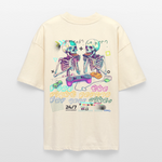 Malakar, Gaming, 1st | Blaster, Oversize Bio T-Shirt, Unisex - Weißgrau