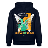 Azazîl, Schmetterling, 1st | Cruiser, Unisex Bio-Hoodie - Navy