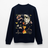 Tsukuyomi, Sanduhr, 1st | Roller, Unisex Bio-Sweatshirt - Navy