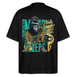 Herakles, Gorilla, 1st | Blaster, Oversize Bio T-Shirt, Unisex - Schwarz