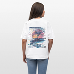 Oblivar, Baum, 1st | Blaster, Oversize Bio T-Shirt, Unisex - Weiß