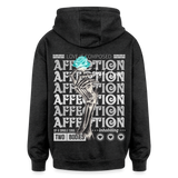 Hestian, Rose, 1st | Freshhood, Oversized Unisex Hoodie - Anthrazit