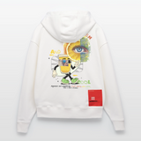 Neptaros, Zitrone, 1st | Heavyweight Oversized Bio Zip Hoodie, Unisex - OFF WHITE