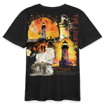 Morian, Leuchtturm, 1st | Teenager Bio T-Shirt - Schwarz
