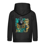 Herakles, Gorilla, 1st | Kinder Zip Hoodie - Schwarz